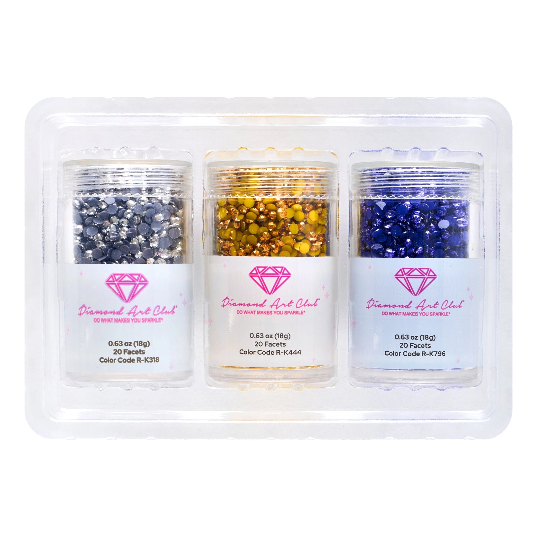 Diamond Art Club Bling Diamonds - Electro Diamond® Round (Set of 3)